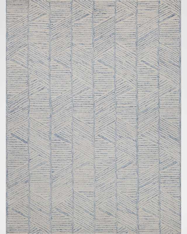 Kascata Hand-Tufted Blue/Ivory Rug, 12' x 15'